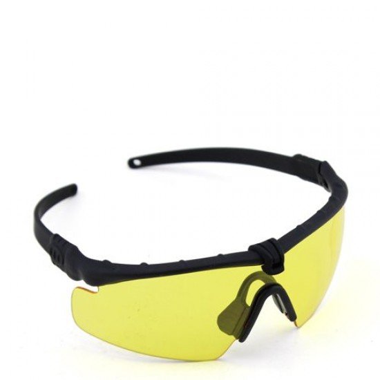 ÓCULOS TÁTICO BLACK FRAME – YELLOW LENS